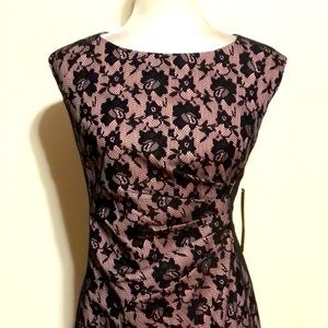 NWOT Tahari Lace Jeff Sheath Dress